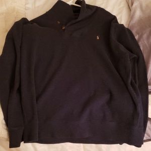 Shawl neck sweater